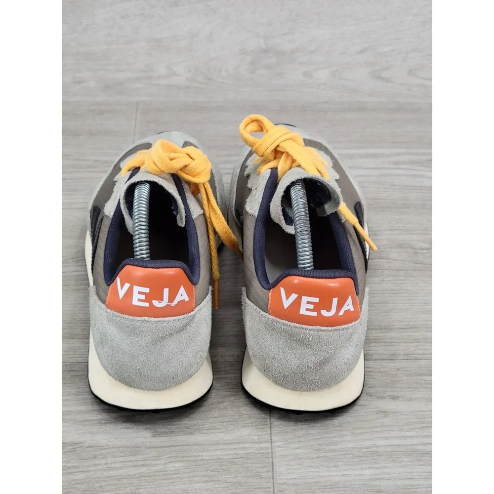 VEJA Rio Branco Ripstop Sneakers Green Brown Black Orange Women's Size 8